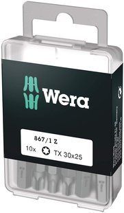 Биты Torx TX30-25 10шт 05072411001 Wera