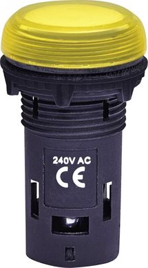 Лампа сигнал. LED матовая ECLI-240A-Y 240V AC (желтая) 4771232 ETI