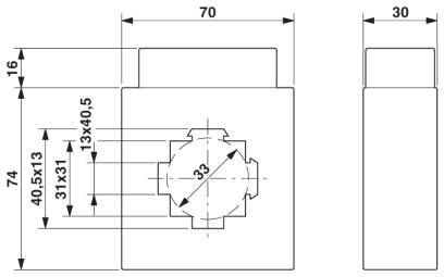 Трансформатор тока PACT MCR-V2-4012- 70- 300-5A-1 IF 2277679 Phoenix Contact