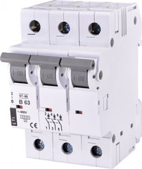 Автоматический выключатель ST-68 3p B 63А (4,5 kA) 2175322 ETI