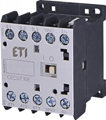 Контактор мініатюрний CEC 07.10 230V AC (7A; 3kW; AC3) 4641054 ETI