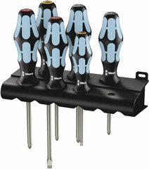 Set of screwdrivers, stainless steel stand 05032063001 Wera