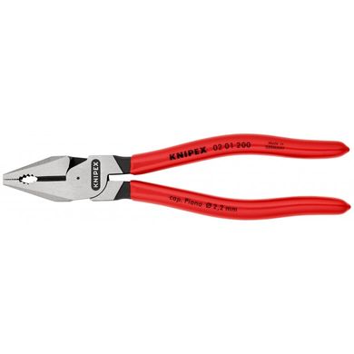 Combination pliers special power phosphated, black 200mm 02 01 200 Knipex