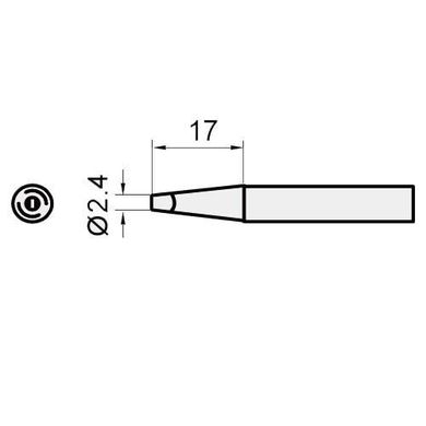 Жало паяльное 5SI-216N-2.4D форма жала - клин 2,4 мм Proskit