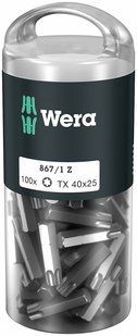 Биты Torx TX15-25 10шт 05072447001 Wera