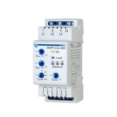Трехфазное реле напряжения и контроля фаз РНПП-316-500 NTRNP3160 Новатек-Электро, 3 ф.