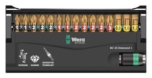 Набір біт PH, PZ, Torx з власником з швидкозажимний патроном 1 / 4-75 05057116001 Wera