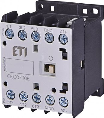 Miniature Contactor CEC 07.10 24V DC (7A; 3kW; AC3) 4641100 ETI