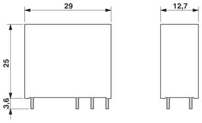 Pluggable miniature relay REL-MR- 24DC / 21-21 / MS 2987943 Phoenix Contact