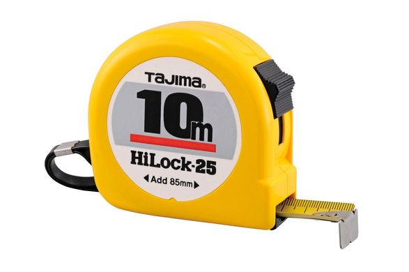 Рулетка універсальна HI LOCK, 10м × 25мм H5PA0MY Tajima