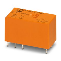 Вставное миниатюрное силовое реле REL-MR-BL-24AC/21HC 1109540 Phoenix Contact, оранжевый