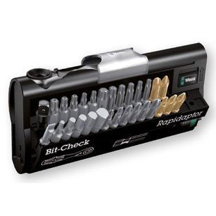 Набор бит с трещоткой Bit-Check 30 Zyklop Mini 1 05073640001 Wera