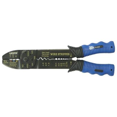 Pliers for stripping wires and terminals 5 obzhyma functions. 225 mm TCP-10353 Licota