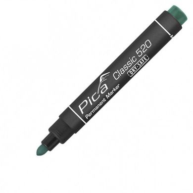 Маркер перманентный Pica Classic Permanent Marker зелёный 520/36 Pica
