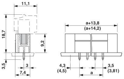 Роз'єм друкованої плати BCH-381VF-10 GY 5431835 Phoenix Contact