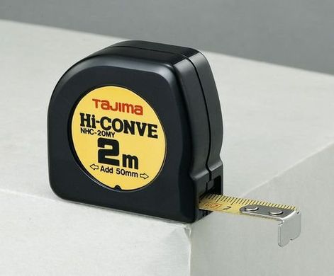 Roulette ultracompact HI CONVE 2 m / 13 mm NHC20MY Tajima