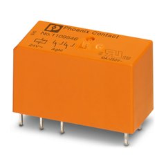 Plug-in miniature power relay REL-MR-BL- 24AC/21-21 1109546 Phoenix Contact, оrange