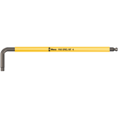 T-shaped key 950 SPKL HF Multicolour metric with a locking function 4.0 × 137mm 05022201001 Wera