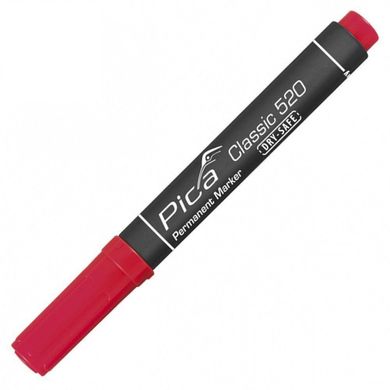 Маркер перманентный Pica Classic Permanent Marker красный 520/40 Pica
