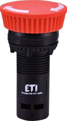 Кнопка моноблок. грибок ECM-T01-R (відключення поворотом, 1NC, червона) 4771483 ETI