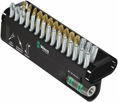 Set bits PH, PZ, Torx with a magnetic holder with keyless chuck 1 / 4-57 05057433001 Wera