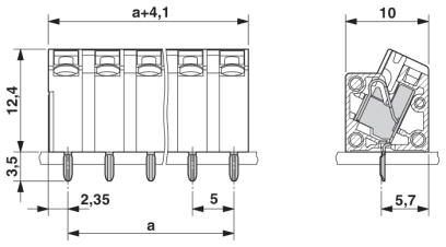 Terminals for printed platy- SPTA 1 / 4-5,0 1752230 Phoenix Contact