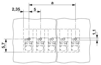 Terminals for printed platy- SPTA 1 / 4-5,0 1752230 Phoenix Contact
