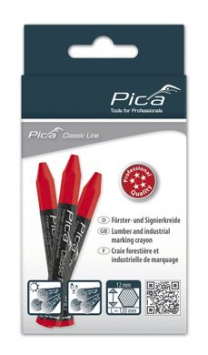 Marking chalk, wax special, red 590/40 Pica