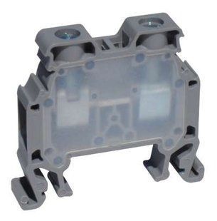 DIN rail screw terminal 6mm gray 1010032 Onka