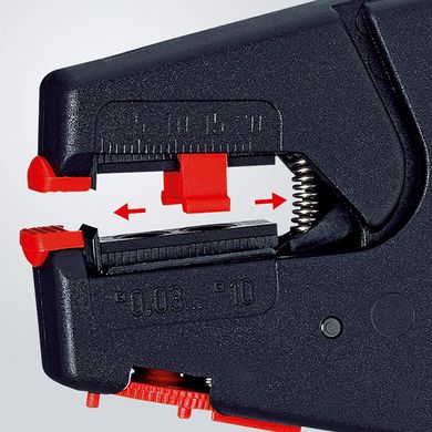 Wire stripper from 0.03 to 10.0 mm² with automatic adjustment 12 40 200 Knipex