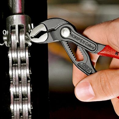 Клещи переставные - гаечные ключ, противоскользящие, 125мм 87 01 125 Knipex