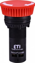 Кнопка моноблок. грибок ECM-T10-R (відключення поворотом, 1NO, червона) 4771482 ETI