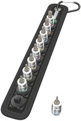 Набір торцевих голівок 1/4 "з вставкою Torx з фіксуючою функцією з поясом Belt A 3 Torx HF Zyklop 05003882001 Wera
