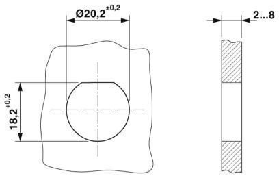 Проходная деталь - QPD W 3PE1,5 4-9 M20 FC BK - 1414677 Phoenix Contact