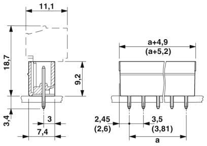 PCB connector BCH-350V- 8 GY 5430865 Phoenix Contact