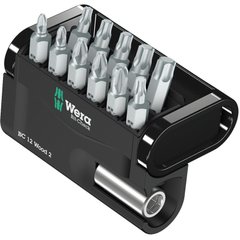 Set of bits of PH, PZ, square with the magnetic holder 1 / 4-50 05057426001 Wera