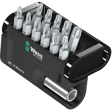 Set of bits of PH, PZ, square with the magnetic holder 1 / 4-50 05057426001 Wera