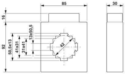 Current transformer PACT MCR-V2-5012- 85- 250-5A-1 IF 2276133 Phoenix Contact