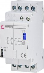 Контактор импульсный RBS 425-40 230V AC 25A (4Н.О.,AC1) 2464125 ETI
