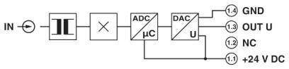 Current transformer with preobrazvatelem MCR-SL-CUC-100-U 2308108 Phoenix Contact