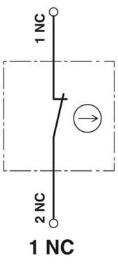 Кнопка плоская с маркировкой, красная, комплект, контакт NC PHT22-FM2-RD/PT01 1108268 Phoenix Contact