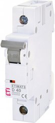 Автоматический выключатель ETIMAT 6 1p D 40A (6kA) 2161520 ETI
