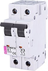 Автоматичний вимикач ETIMAT 10 2p D 1А (10 kA) 2153704 ETI