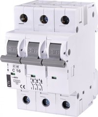 Автоматичний вимикач ST-68 3p C 16А (4,5 kA) 2185316 ETI