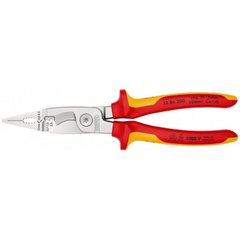 universal pliers wiring, chrome, dielectric 200mm 13 86 200 Knipex