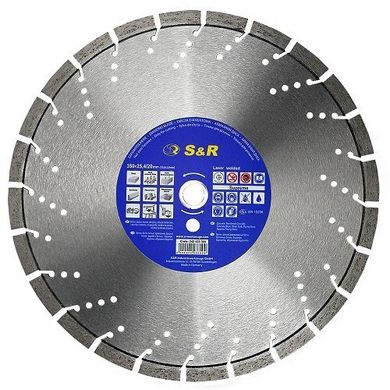 Disc Diamond Cutting segment for concrete Supreme 350 242423350 S & R