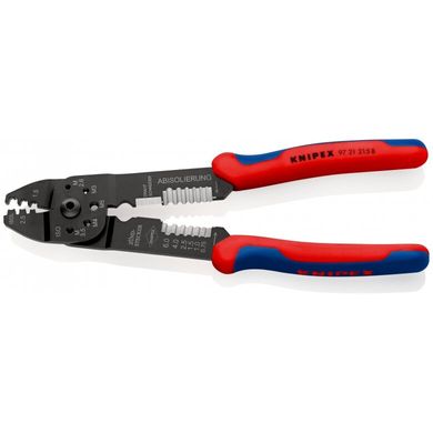 Pliers for crimping universal blued 97 21 215 B Knipex, 3