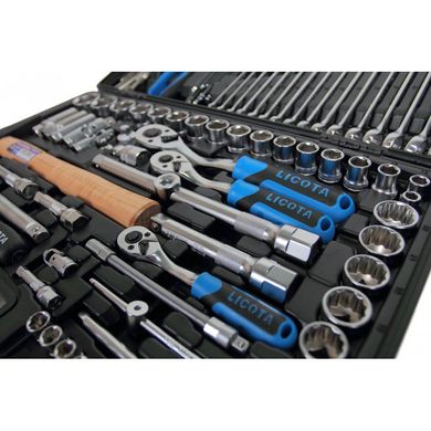 Tool kit 1/4 , 3/8, 1/2 , 6 and 12 edges 131 subject ALK-8022F Licota