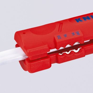 Інструмент для видалення оболонки з плоского і круглого кабелю 125 мм 16 64 125 sb KNIPEX