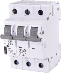Автоматичний вимикач ST-68 3p C 25А (4,5 kA) 2185318 ETI